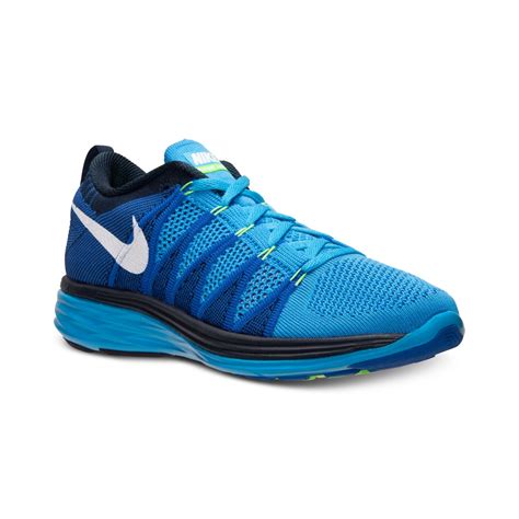 Mens Blue Nike Flyknit